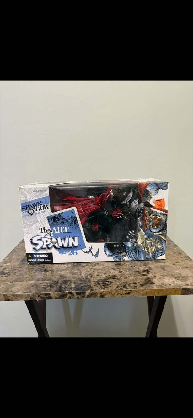 McFarlane Toys The Art of Spawn Series 26 Spawn vs. Cy-Gor Deluxe Boxed Set
